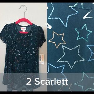 LulaRoe Scarlett, Size 2. Americana.
